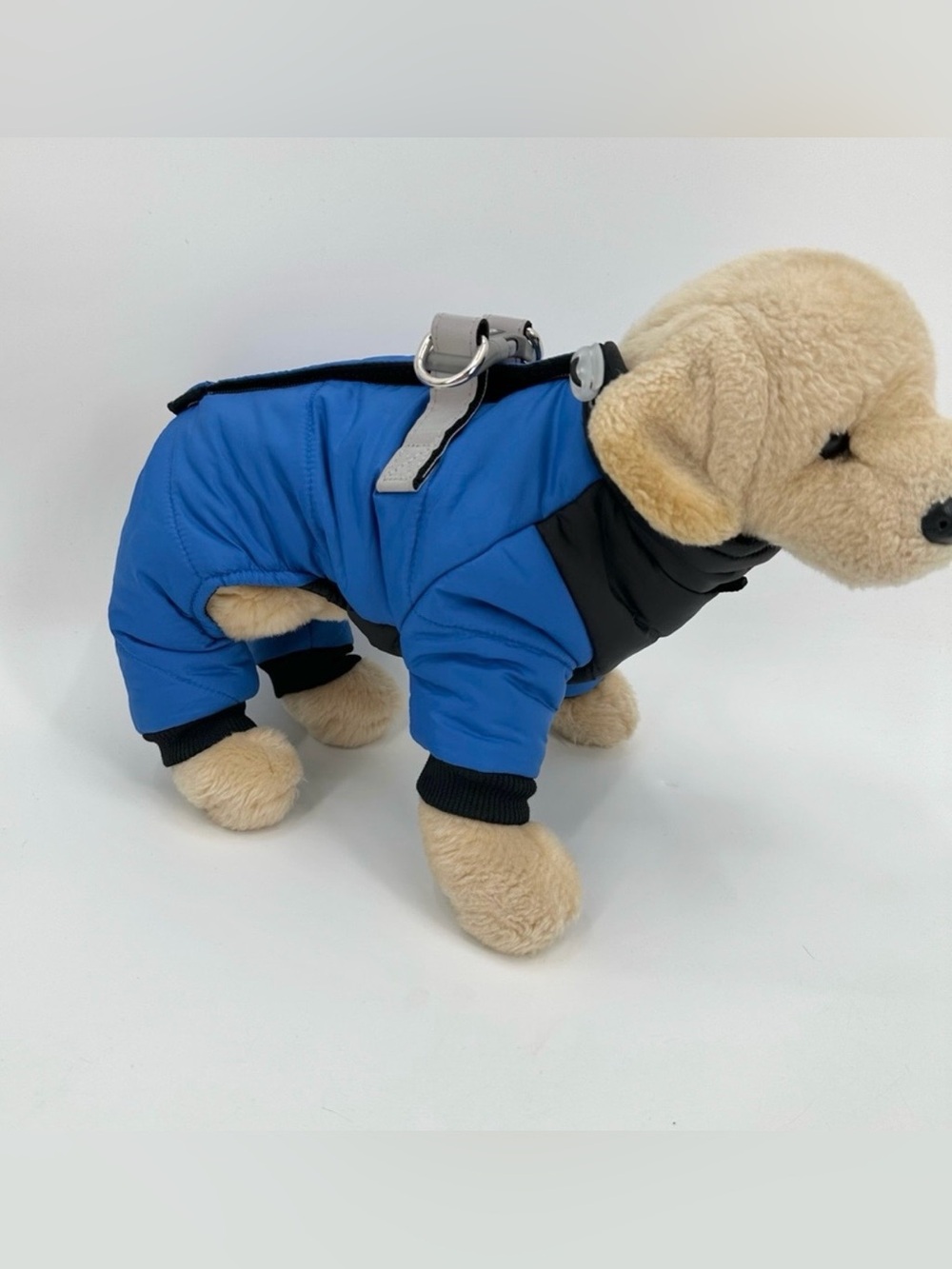 Duomm Brand Dog Coat Full Body Doggie Winter Coat Small Pet Clothes Blue Quilted